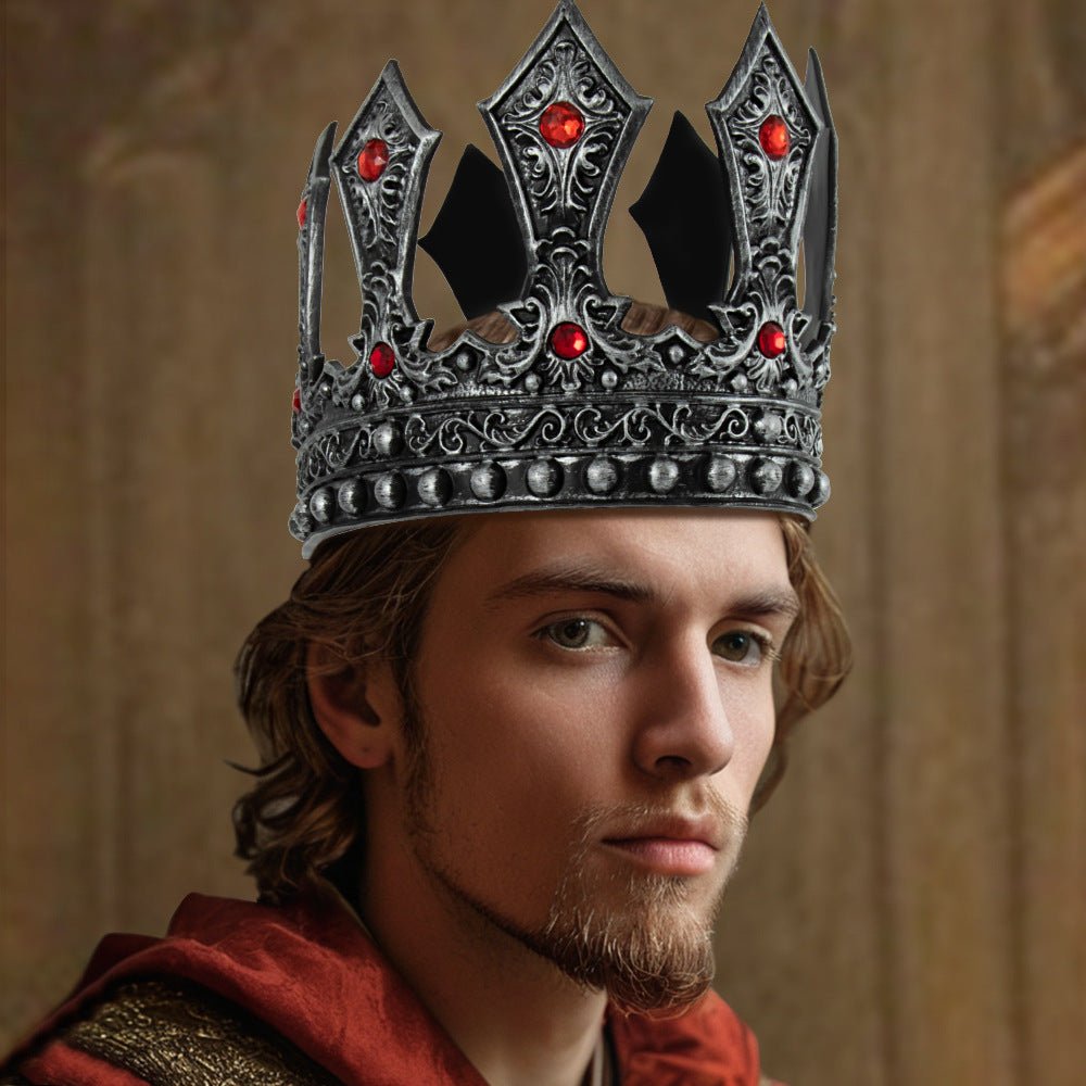 Halloween European and American Retro Luxury Palace King Crown