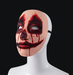 Halloween Bride Veil Vintage Rose Flower gothic Dark Headdress Ghost Bride Set