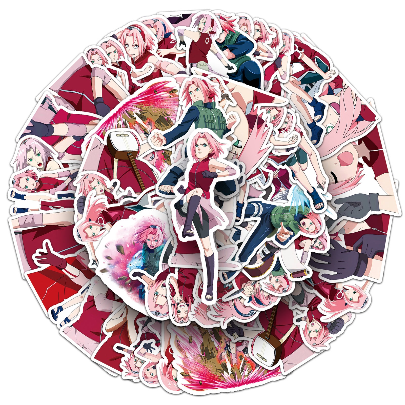 Sakura Anime Naruto Stickers