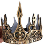 Halloween Medieval King Crown PU Foam Headpiece Stage Performance Prop Costume Cosplay