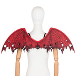 New Halloween Non-Woven Fabric Demon Wings Mask Set