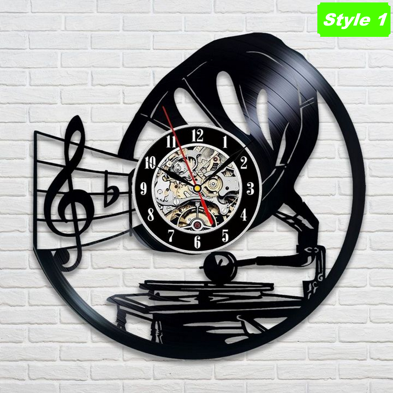 Horloge murale Gramophone