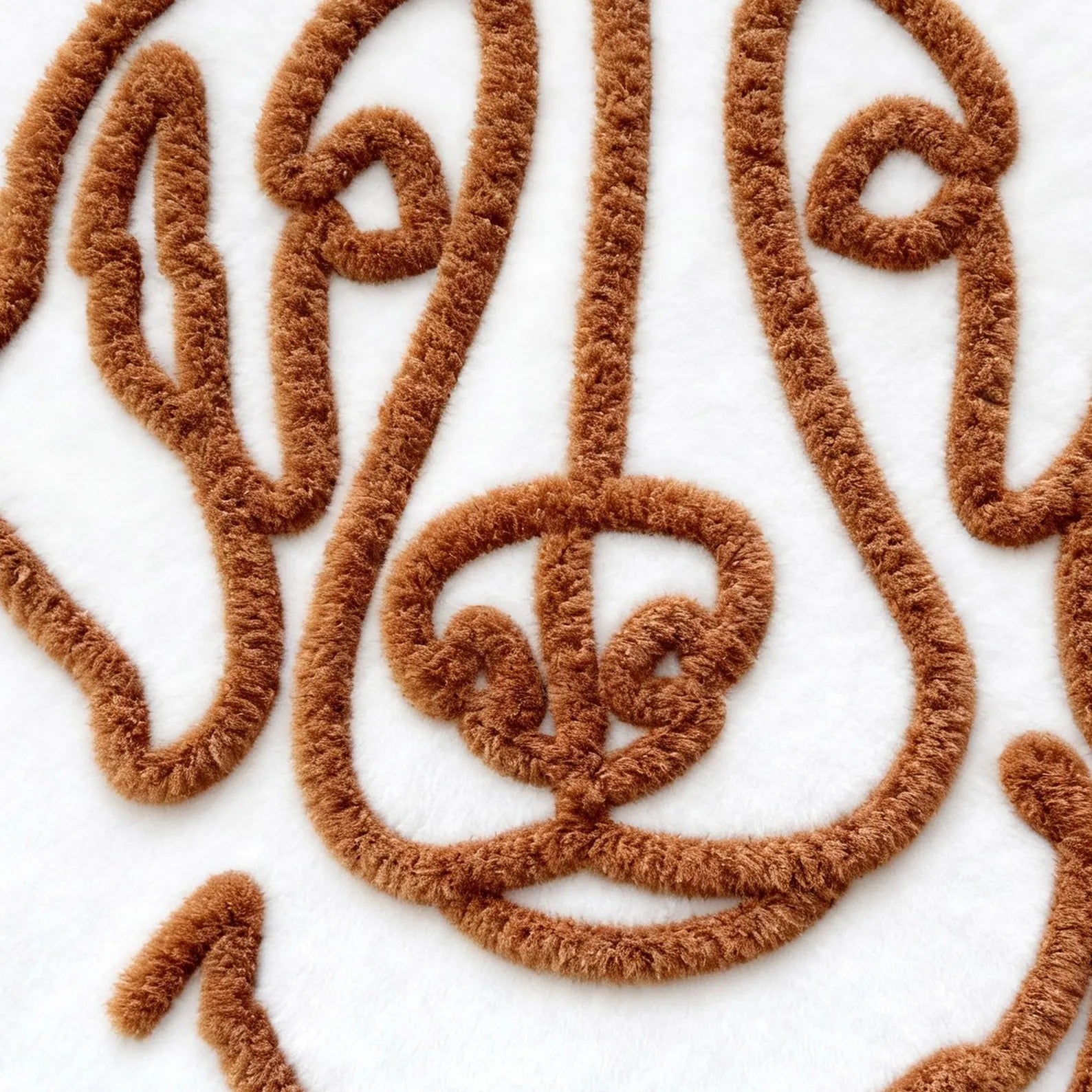 Custom Pet Fuzzy Chenille Yarn Sweatshirt, Embroidered Dog Hoodie with Pet Photo, Embroidered Pet Portrait, Gift for Pet Lover