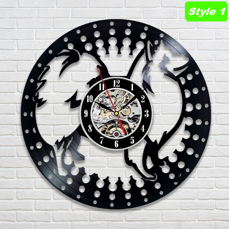 Horloge murale Spitz japonais