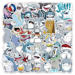 Cute Shark Jeff the Lurker Stickers