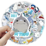 Cute Shark Jeff the Lurker Stickers