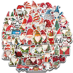 Pink Christmas Stickers