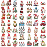 Pink Christmas Stickers