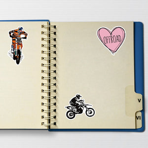 Biker Racing Stickers
