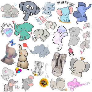 Autocollants éléphants