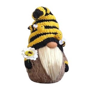 Bee Gnome Doll Ornament