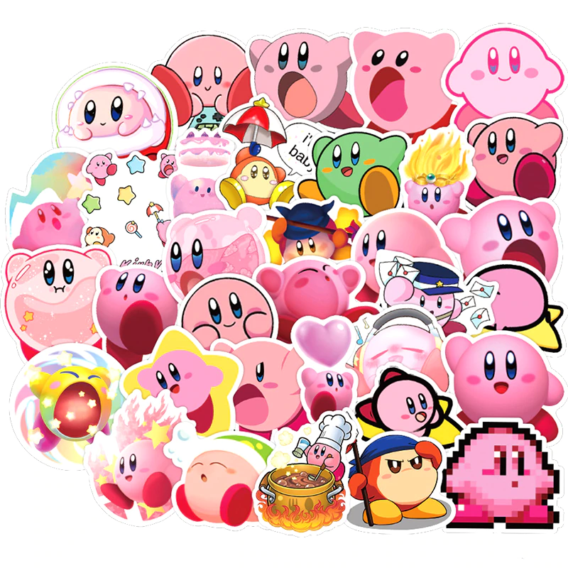 Autocollants de jeu Kirby Star Allies
