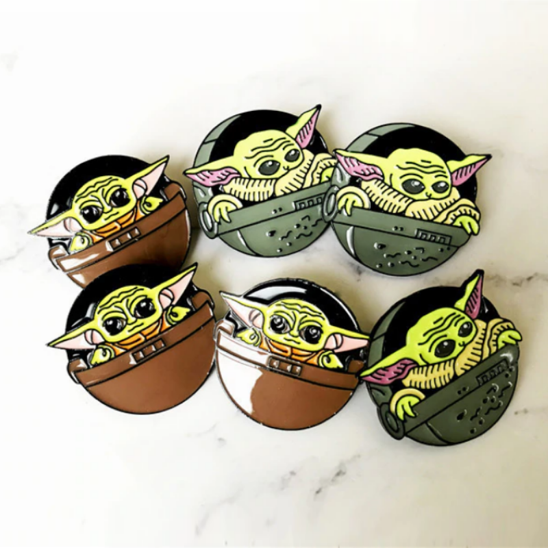 Épingle en métal Baby Yoda