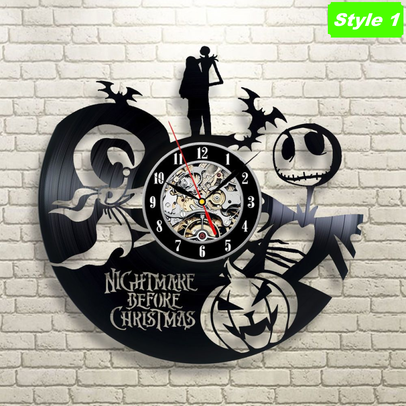 Horloge murale Jack Skellington Love Sally