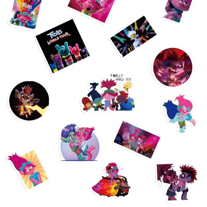 Autocollants Trolls World Tour