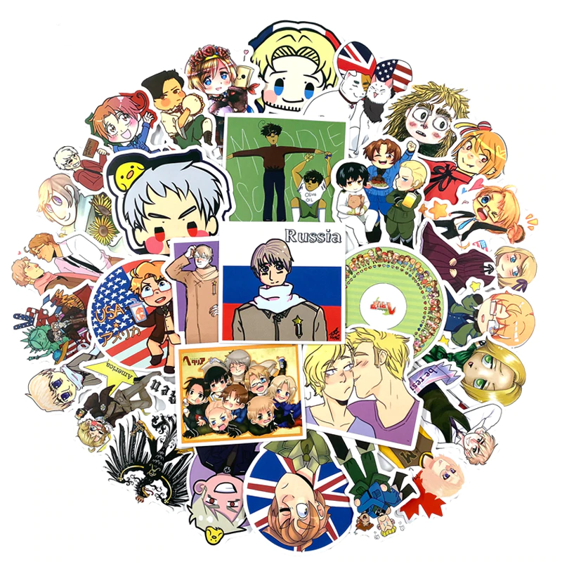 Autocollants animés Axis Powers