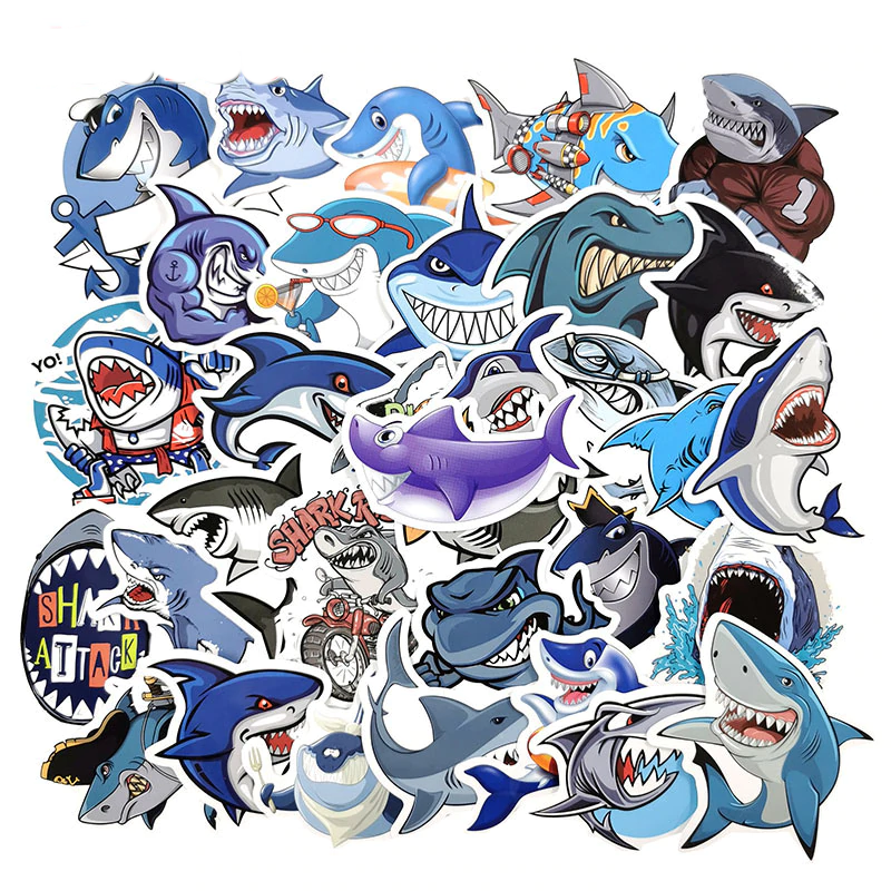 Autocollants sous-marins de requins