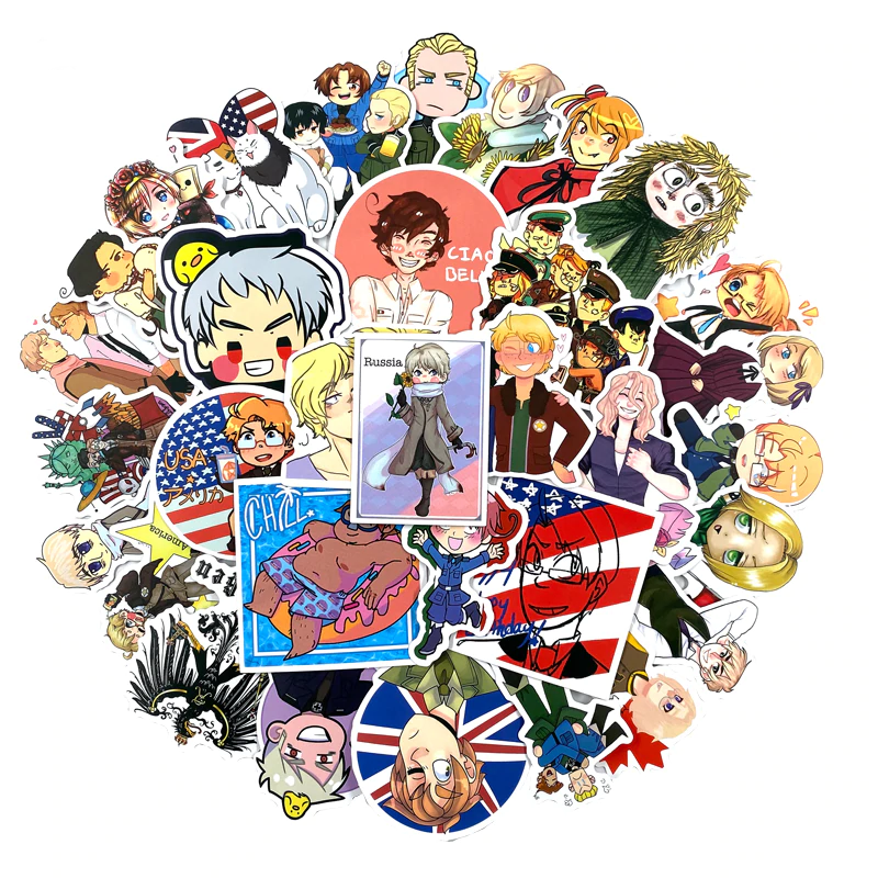 Autocollants animés Axis Powers