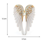 Broche en strass ailes d'ange, cadeau