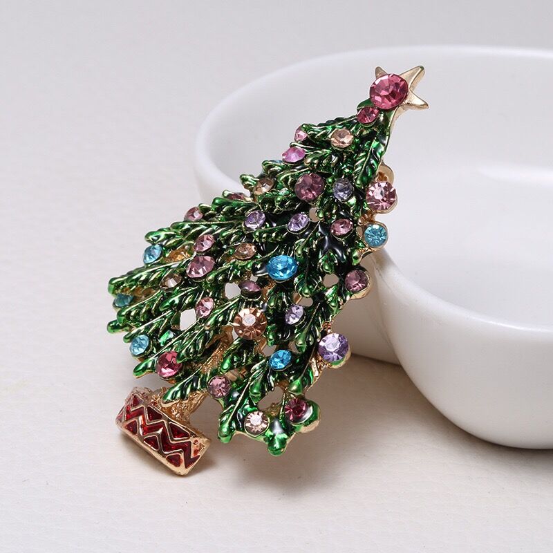 Broches en émail pour sapin de Noël, cadeaux pour le bureau