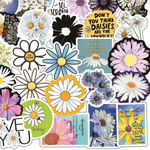 Autocollants de fleurs de marguerite