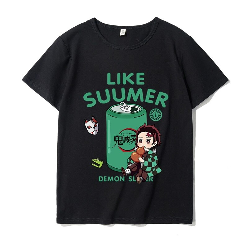 T-shirt d'été animé et manga Demon Slayer