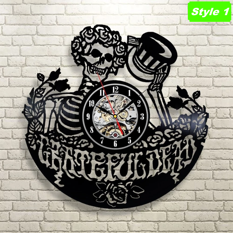 Horloge murale du groupe de rock Grateful Dead
