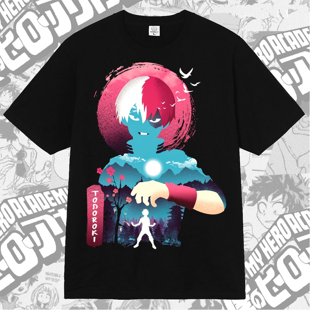 T-shirt Shoto Todoroki My Hero Academia Anime Manga