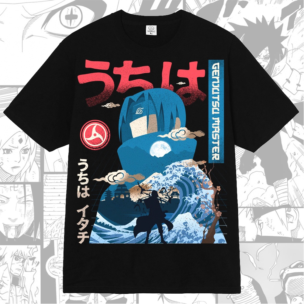 T-shirt Manga Anime Uchiha Itachi Naruto Akatsuki