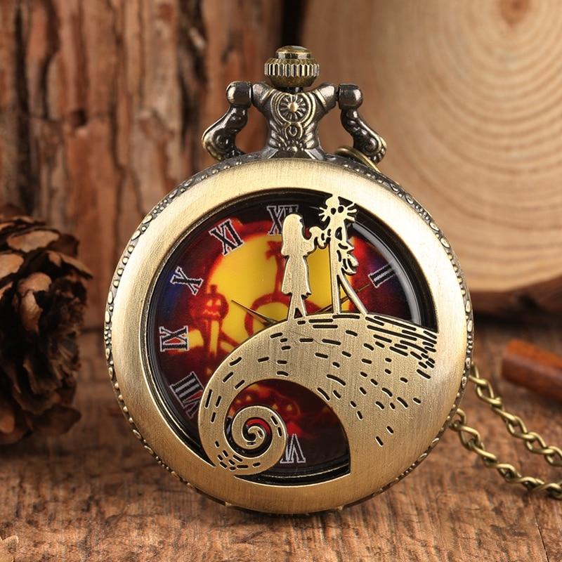 Montre de poche Halloween Jack Skellington