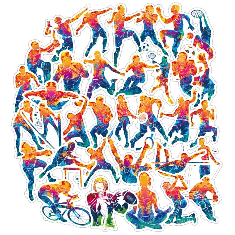 Autocollants d'art sportif