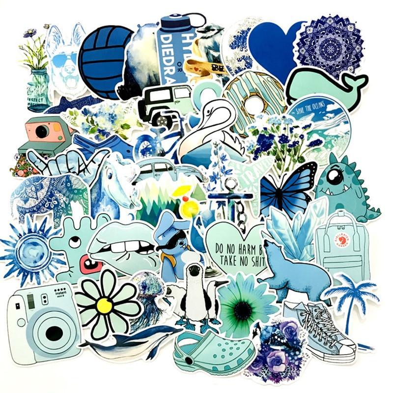Autocollants VSCO Cool Blue