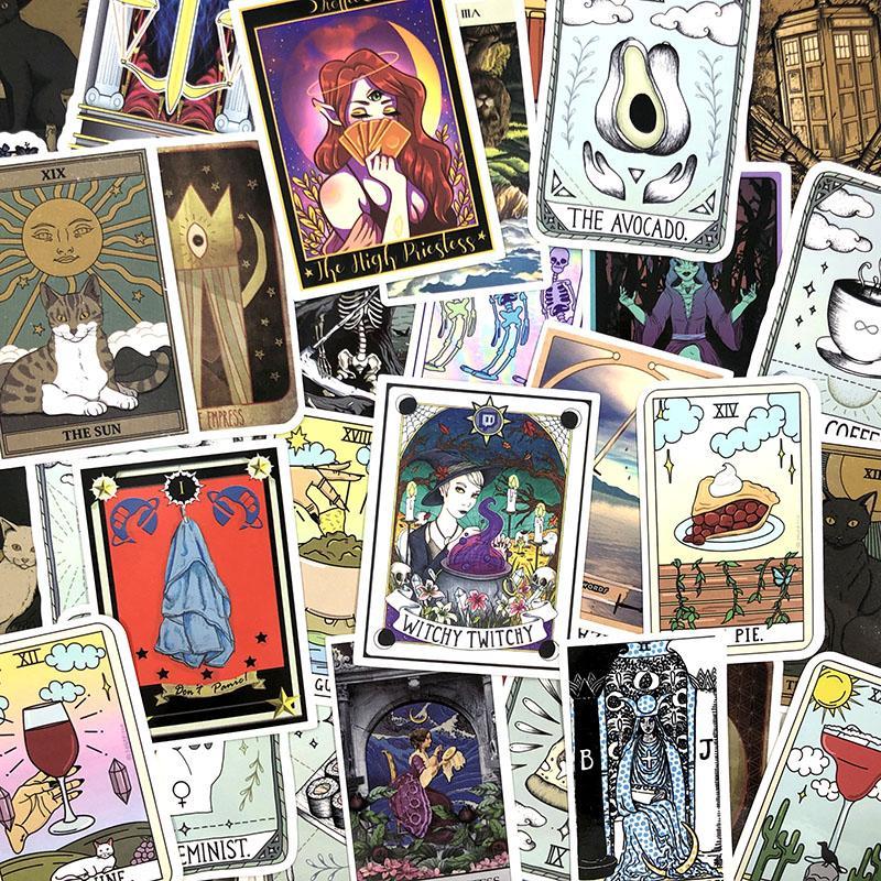 Autocollants de cartes de tarot