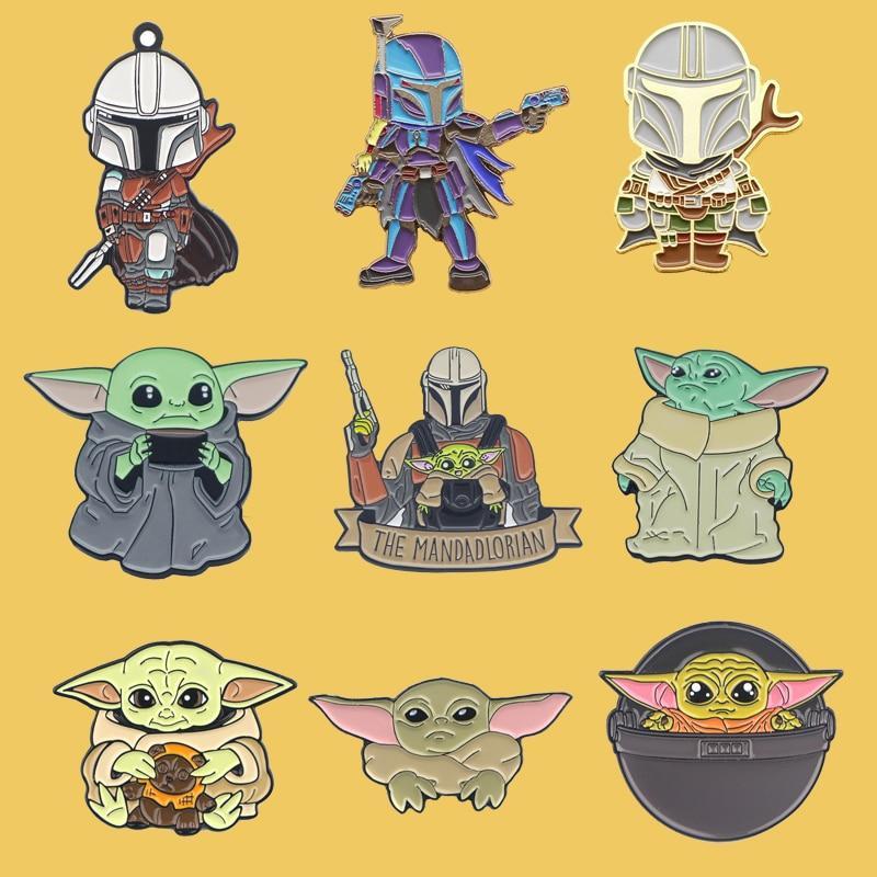 Lot de 5 pin's Bébé Yoda