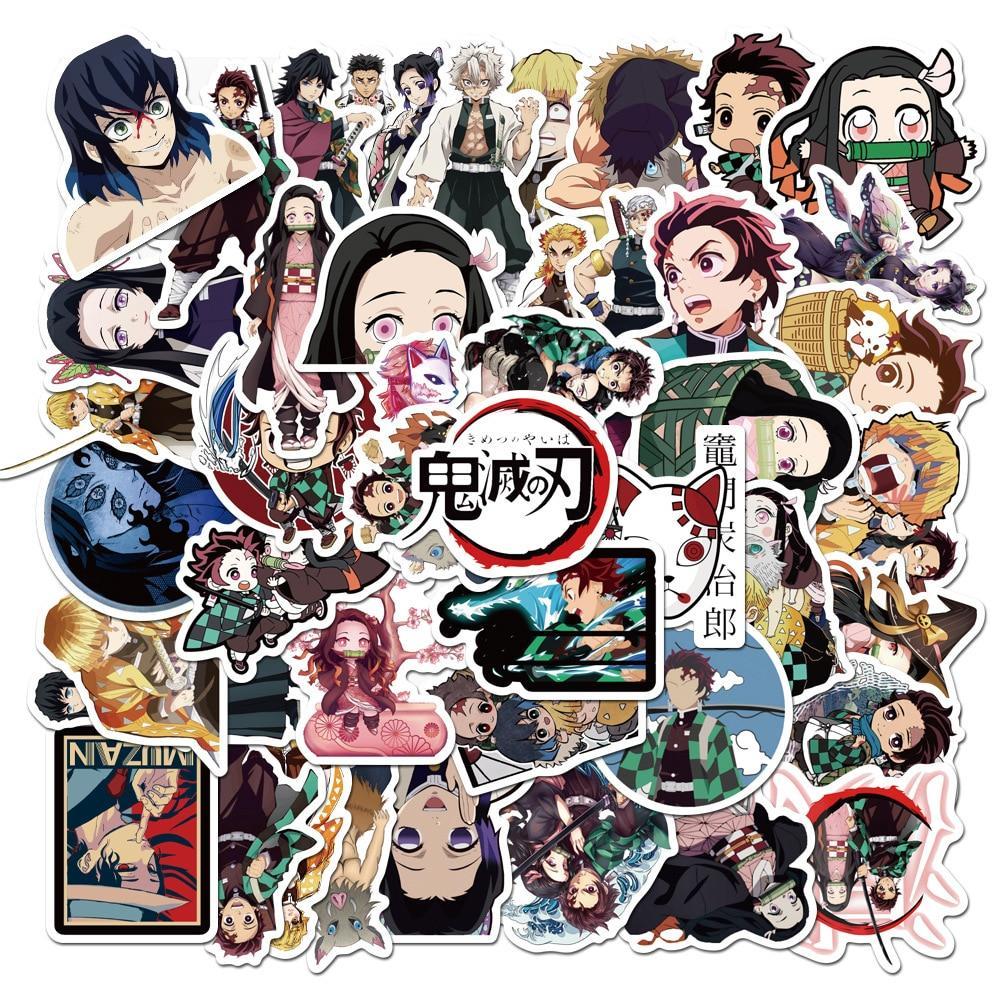 Autocollants Demon Slayer Kimetsu No Yaiba