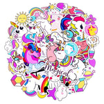 Autocollants lumineux licorne