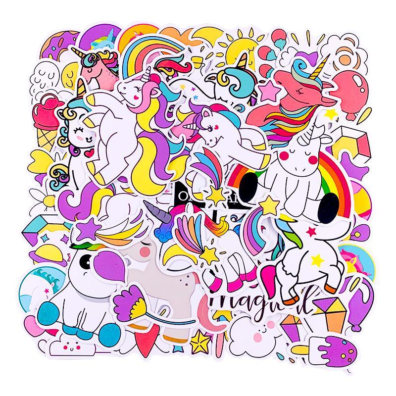 Autocollants lumineux licorne
