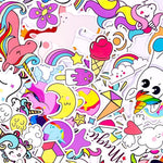 Autocollants lumineux licorne
