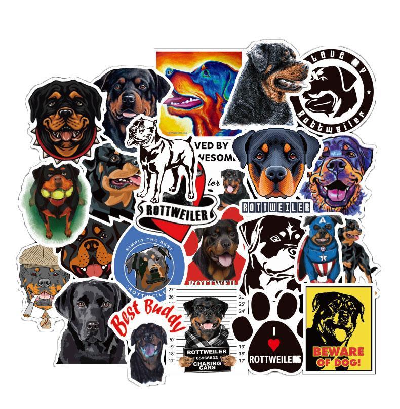 Autocollants de chiens Rottweiler