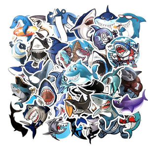 Autocollants sous-marins de requins
