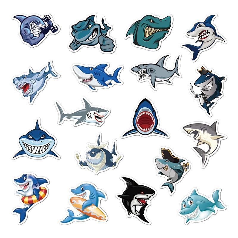 Autocollants sous-marins de requins