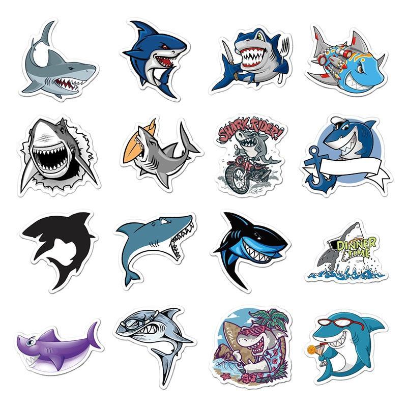 Autocollants sous-marins de requins