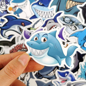 Autocollants sous-marins de requins