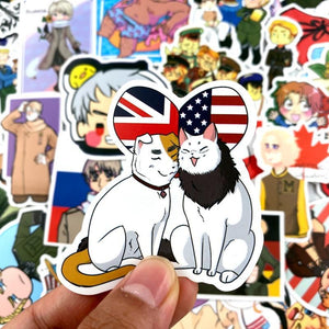 Autocollants animés Axis Powers