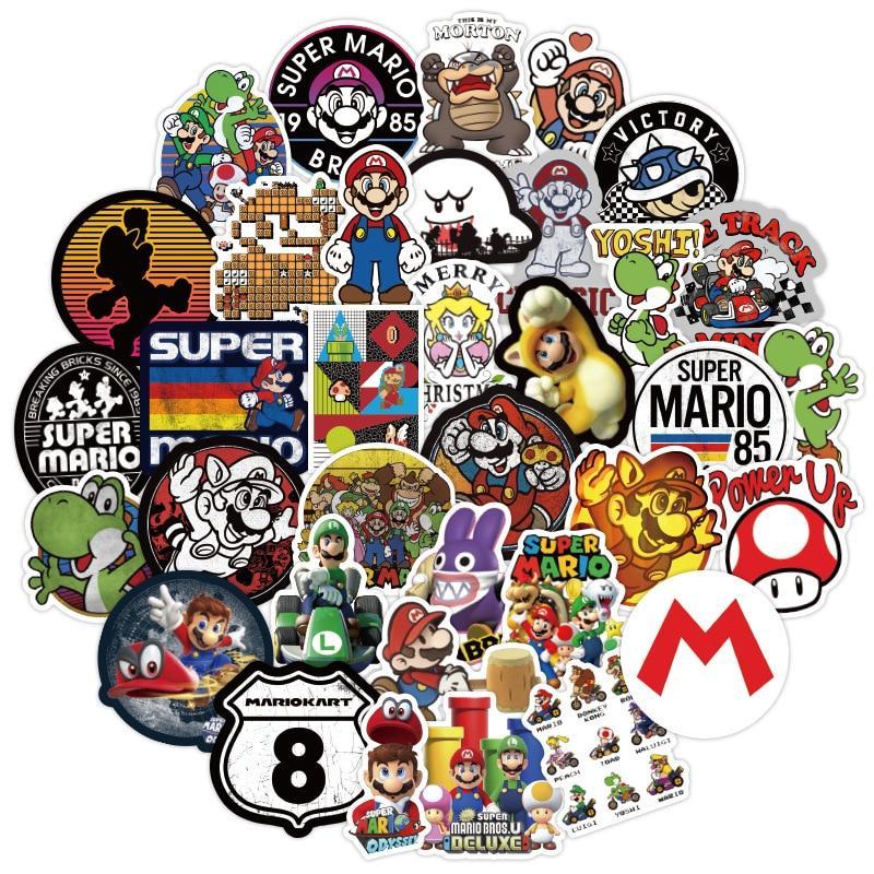 Autocollants Super Mario Bros