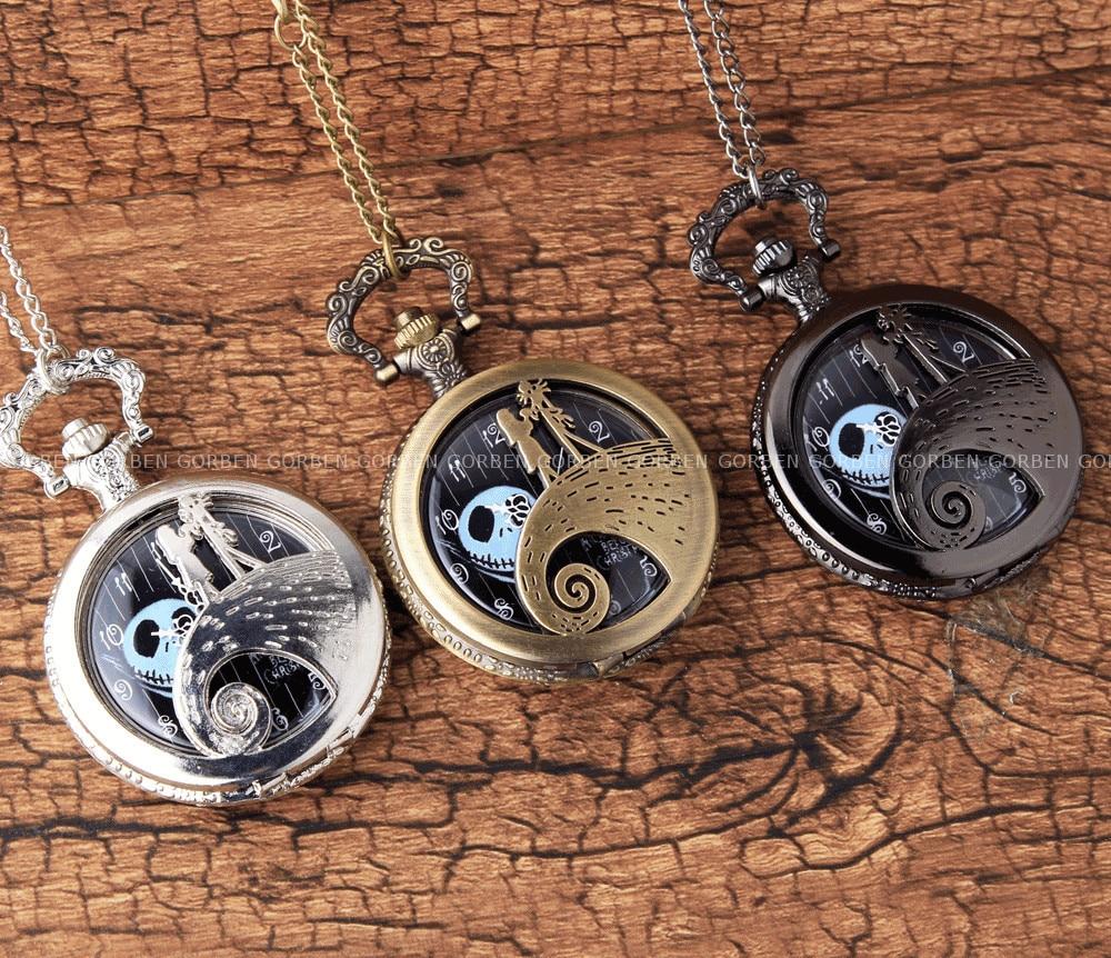 Montre de poche Jack Skellington Love Sally