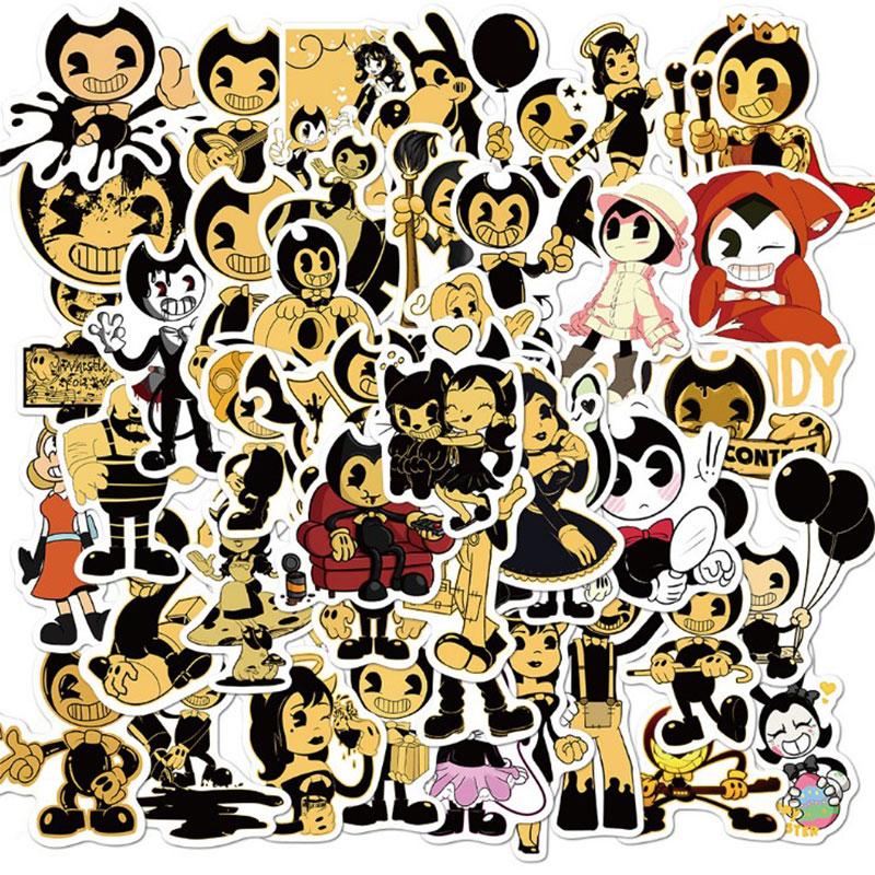Autocollants animés Bendy et la machine à encre