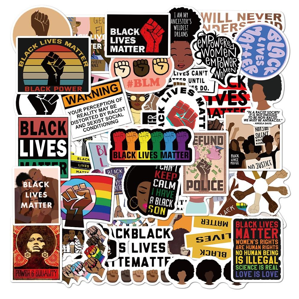 Autocollants Black Lives Matter