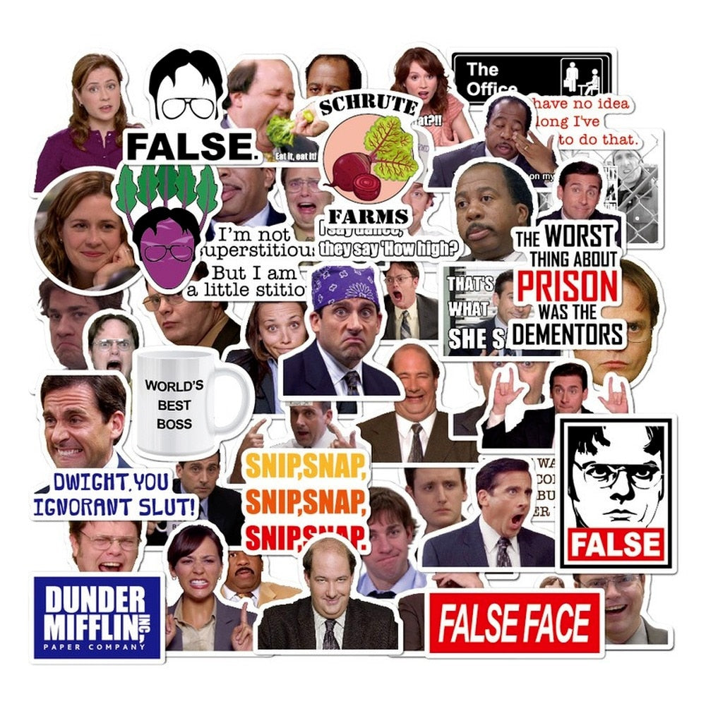 Autocollants amusants de la série télévisée Friends OFFICE