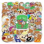 Sloth Animal Satan Stickers